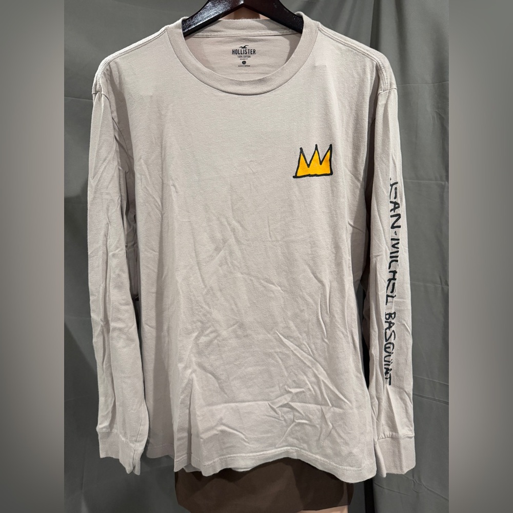 Hollister Jean Michael Basquiat Long Sleeve Shirt Size Large